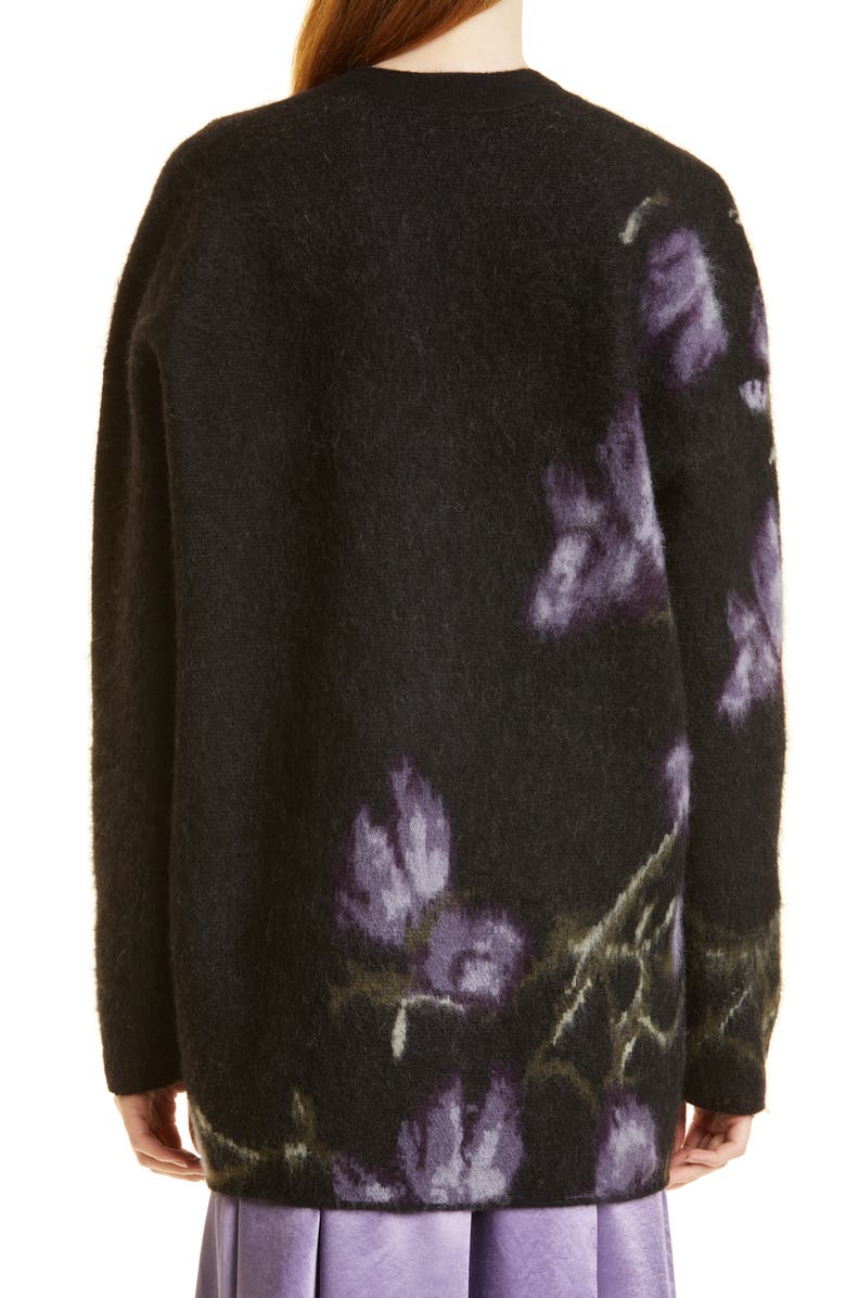 Vince Orchid Jacquard Cardigan, Alternate, color, 