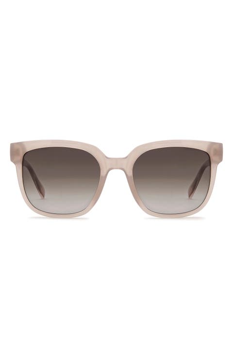 54mm Gradient Square Sunglasses