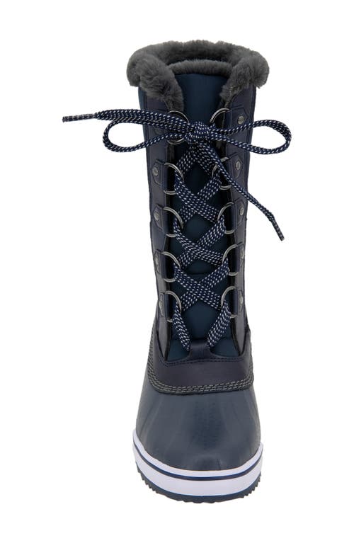 Jbu Siberia Waterproof Faux Fur Lined Boot In Blue