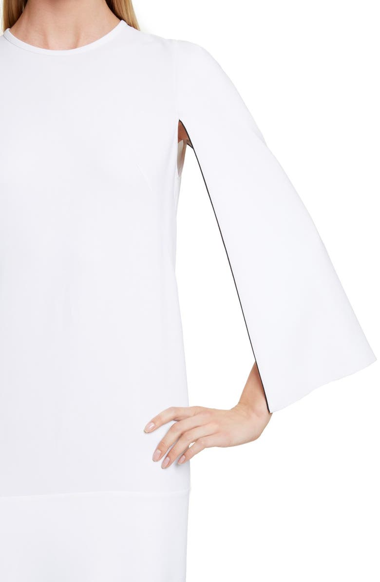 Givenchy Cape Sleeve Dress, Alternate, color, 