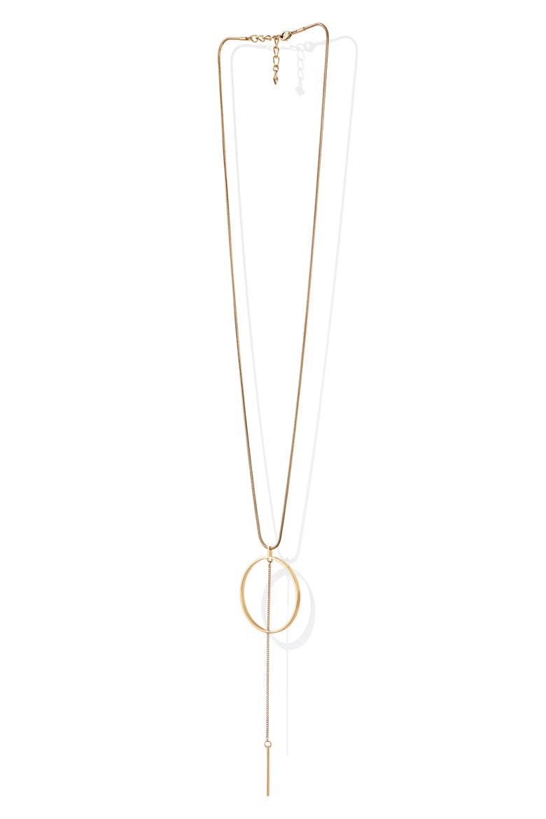 Rhine Pendant Necklace, Alternate, color, GOLD
