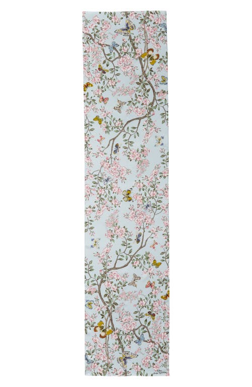 Echo Spring Unfolding Silk Oblong Scarf In Sky Blue