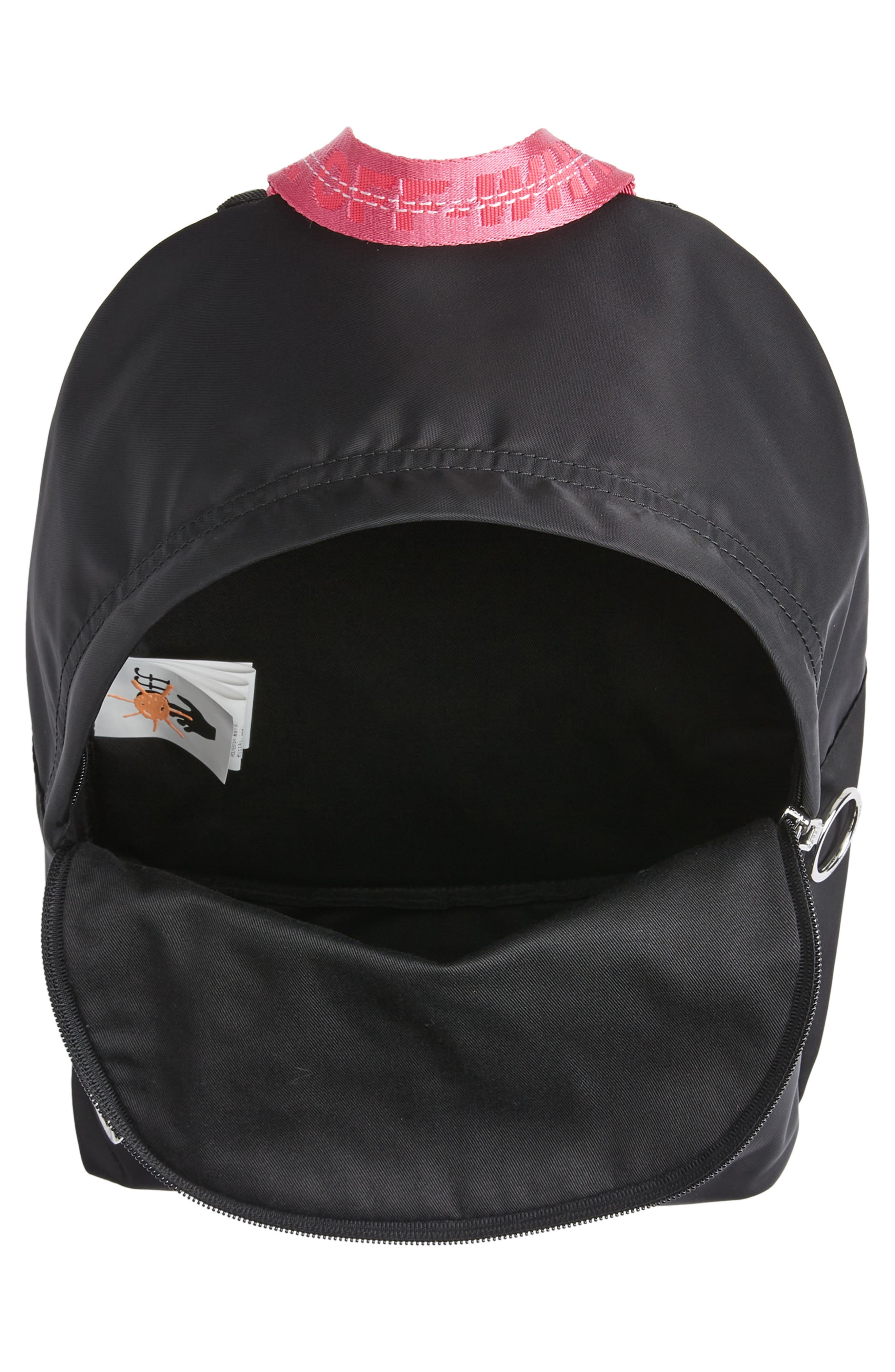 Off-White Kids' Floral Logo Backpack, Alternate, color, 