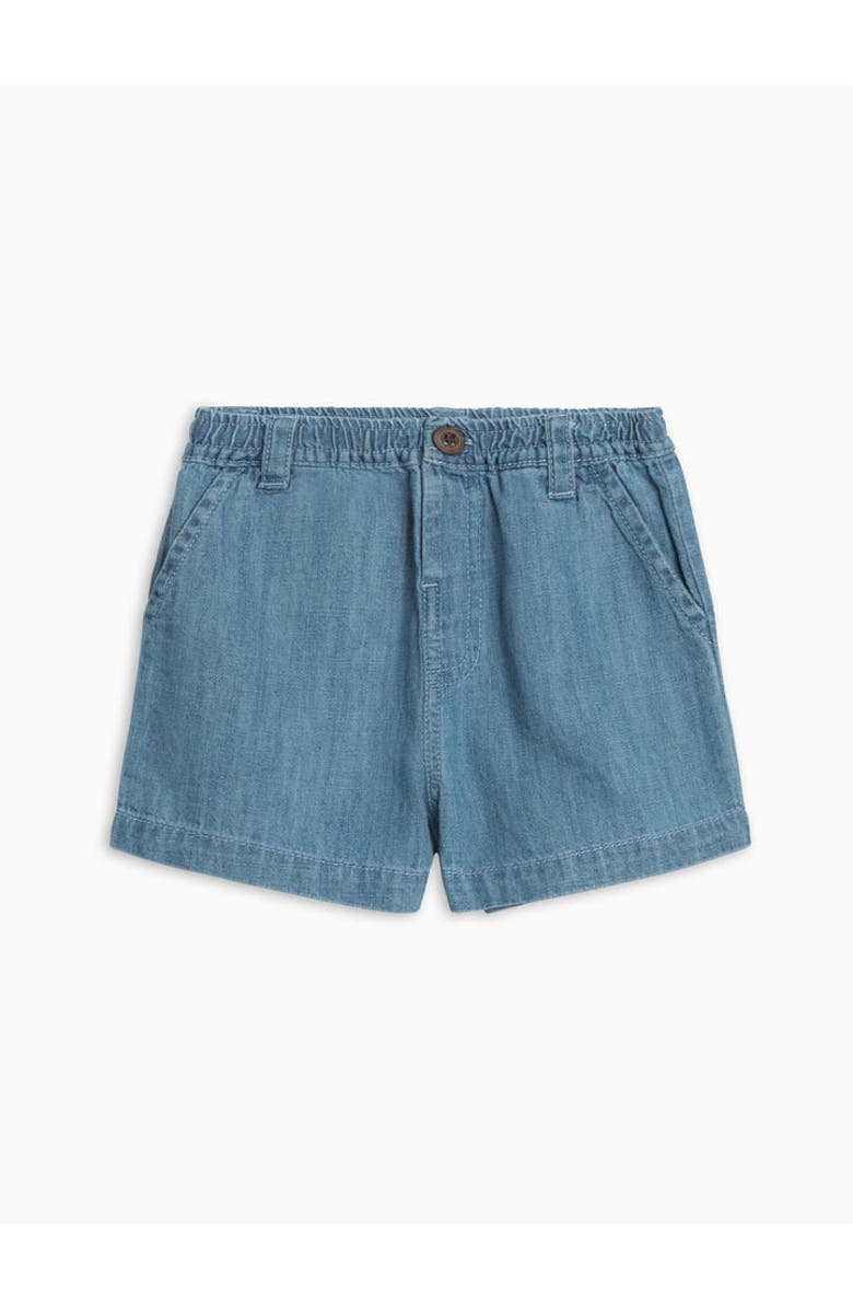 KENDI by Colored Organics Organic Luke Chambray Shorts, Alternate, color, Chambray