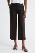 NYDJ Linen Blend Crop Wide Leg Pants