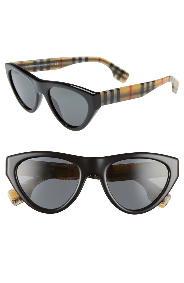 Burberry 52mm Cat Eye Sunglasses, Main, color, 