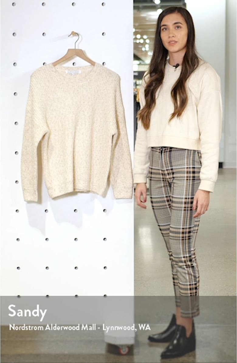 Petra Natural Speckle Yarn Sweater, sales video thumbnail