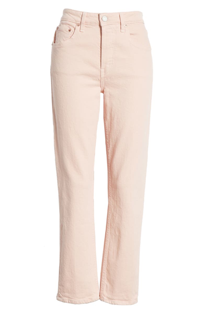 TRAVE Constance High Waist Ankle Straight Leg Jeans, Alternate, color,