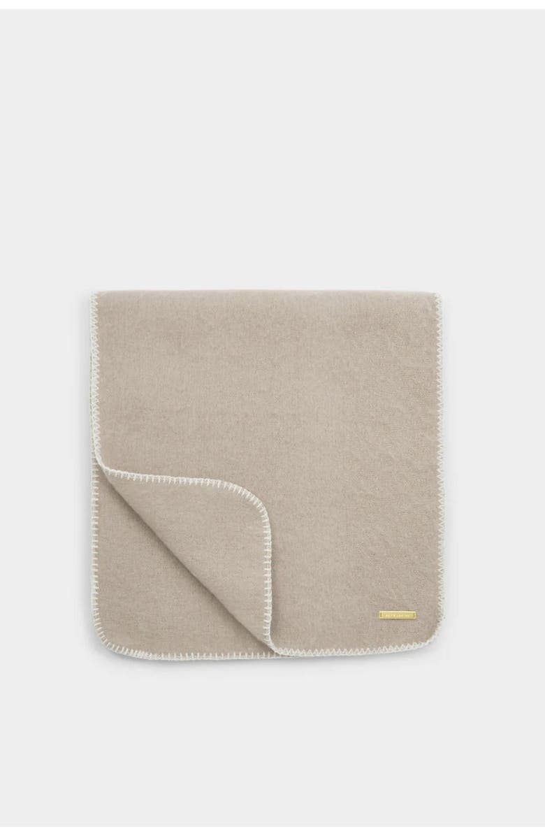 Katie Loxton Whipstitch Scarf in Taupe, Main, color, Taupe
