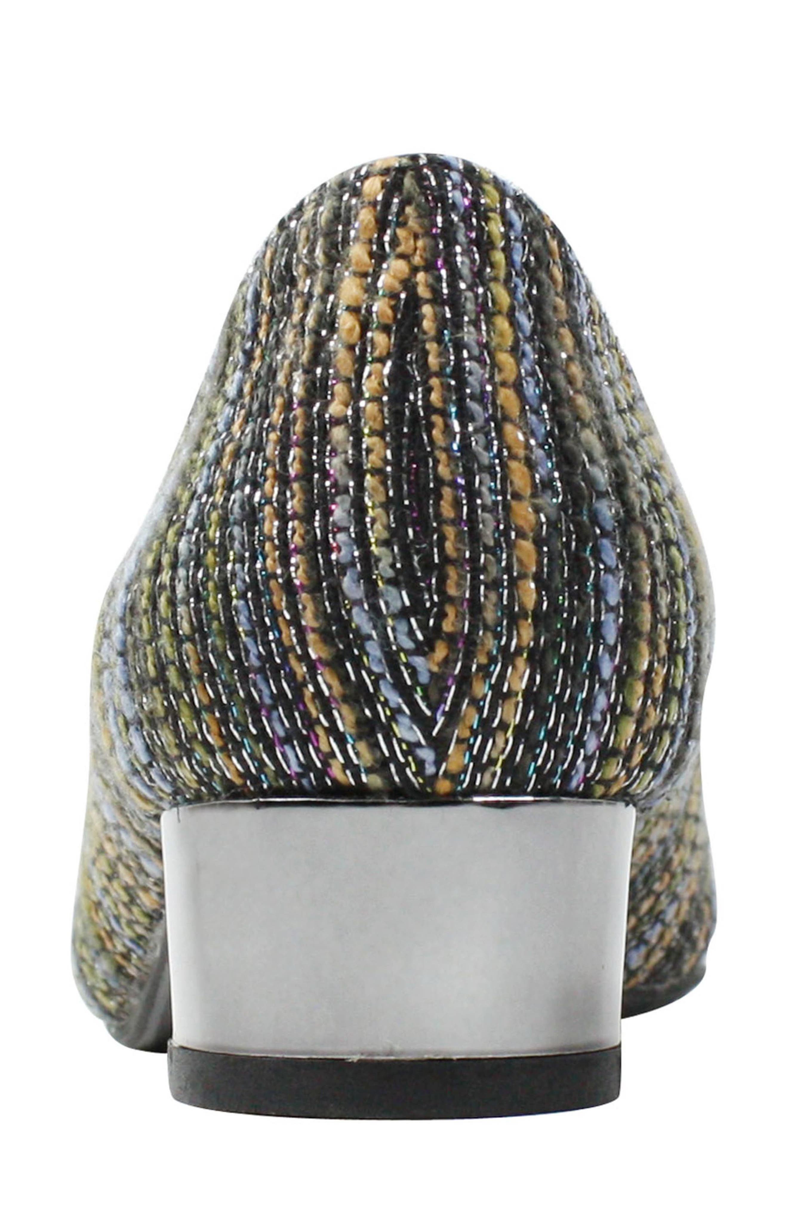 J. Reneé 'Bambalina' Block Heel Glitter Pump, Alternate, color, 