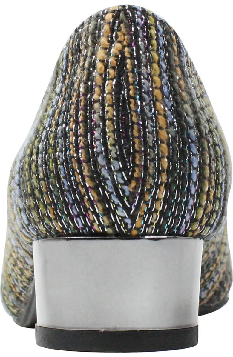 J. Reneé 'Bambalina' Block Heel Glitter Pump, Alternate, color,