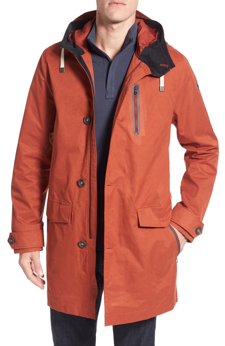 Victorinox Swiss Army<sup>®</sup> 'Studio' Hooded Water Repellent Parka, Main, color, 