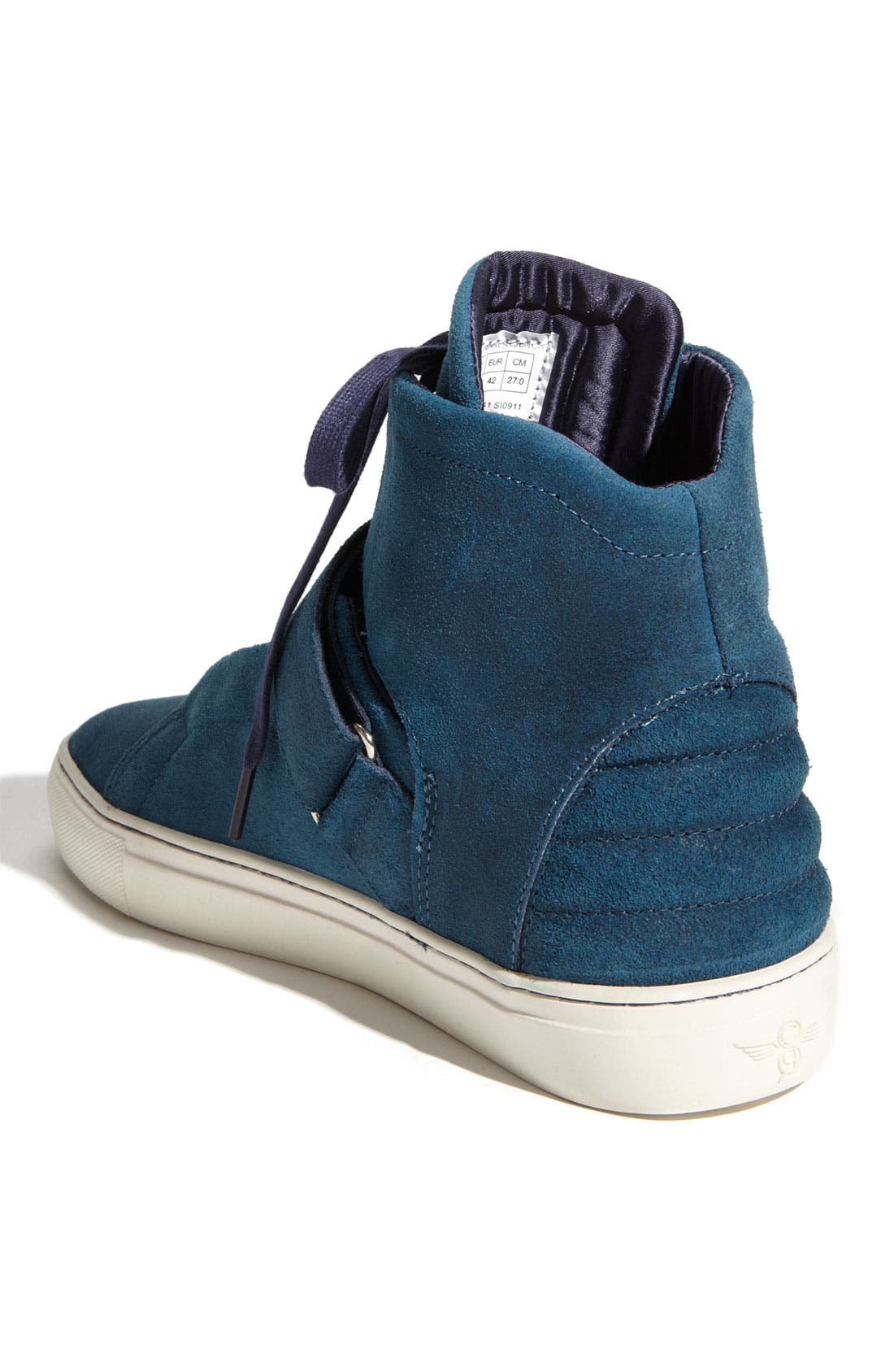 'Geno' High Top Sneaker, Alternate, color, NAVY WAXY