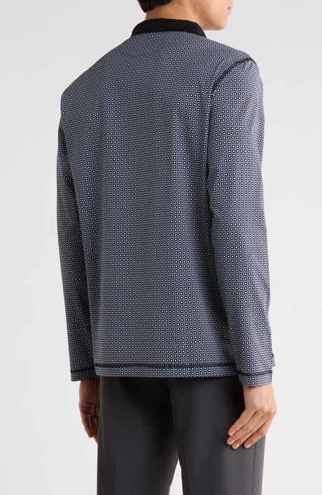 Stretch Cotton Quarter Zip Pullover