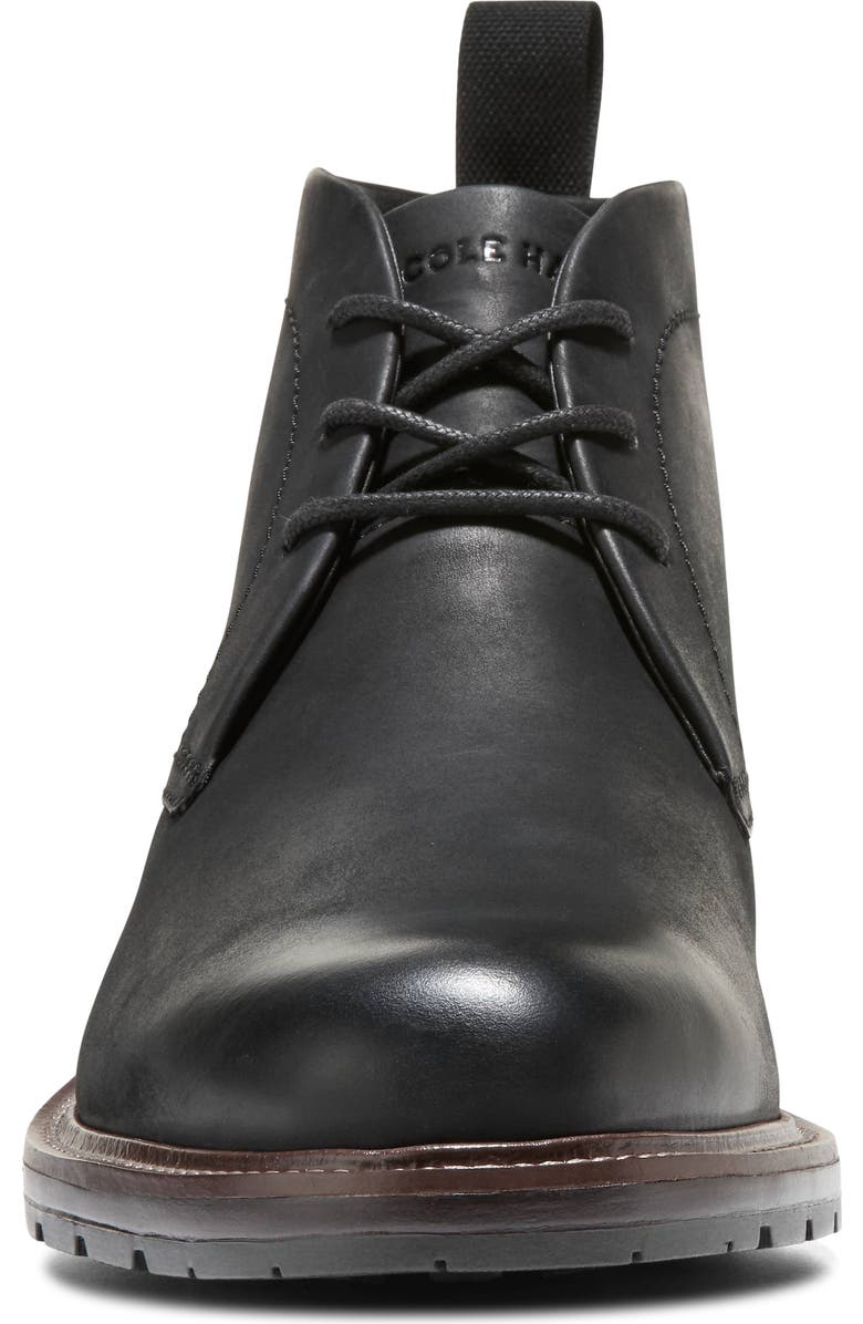Cole Haan Roundhill Grand Waterproof Chukka Boot, Alternate, color, Black Nubuck / Dark Natural