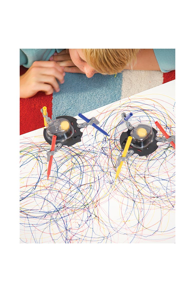 KidzRobotix Doodling Robot DIY Kit, Build A Robot That's An Artist, 8+, Alternate, color, Multicolored