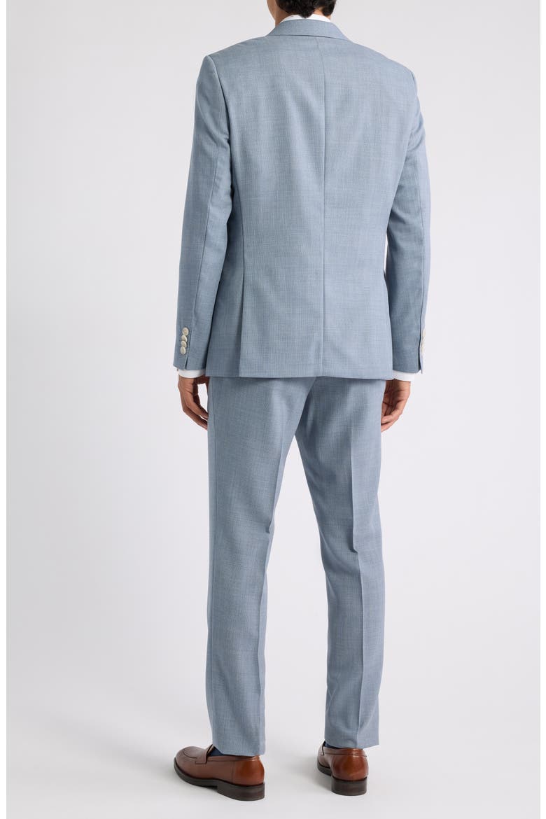 Wool Three Piece Suit, Alternate, color, OPEN BLUE