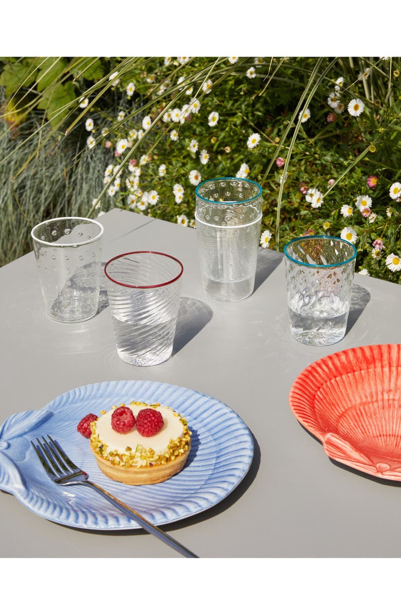 Stories of Italy Set of 2 Mismatched Ultralight Murano Glass Tumblers, Alternate, color,