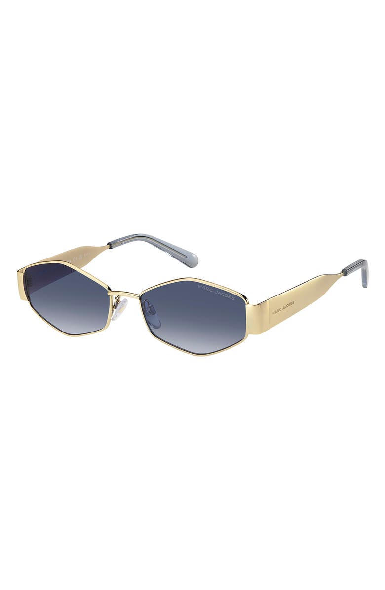 Marc Jacobs 55mm Geometric Sunglasses, Alternate, color, 