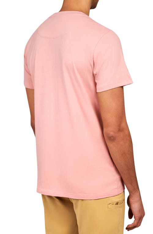 Construct Solid Crew T-shirt In Salmon