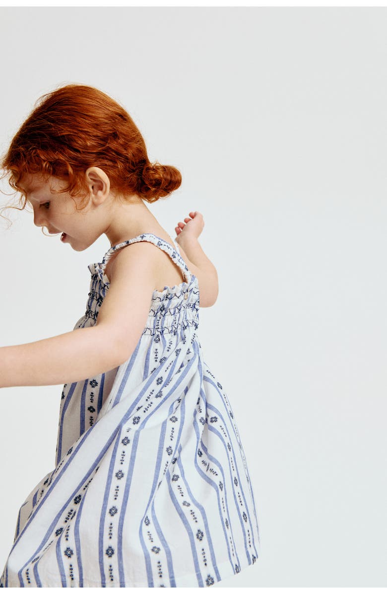 H&M Smocked Strappy Dress, Alternate, color, 