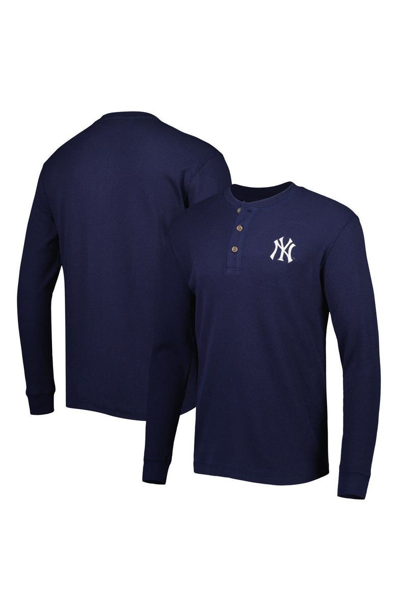 DUNBROOKE Men's Dunbrooke New York Yankees Navy Maverick Long Sleeve T-Shirt, Main, color, 