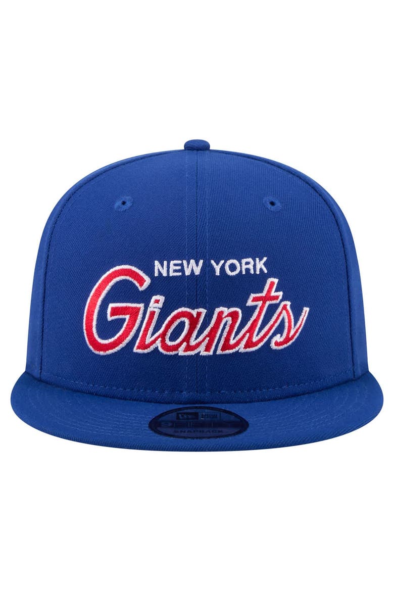 Men's New Era  Royal New York Giants Core Team Script 9FIFTY Snapback Hat, Alternate, color, Royal