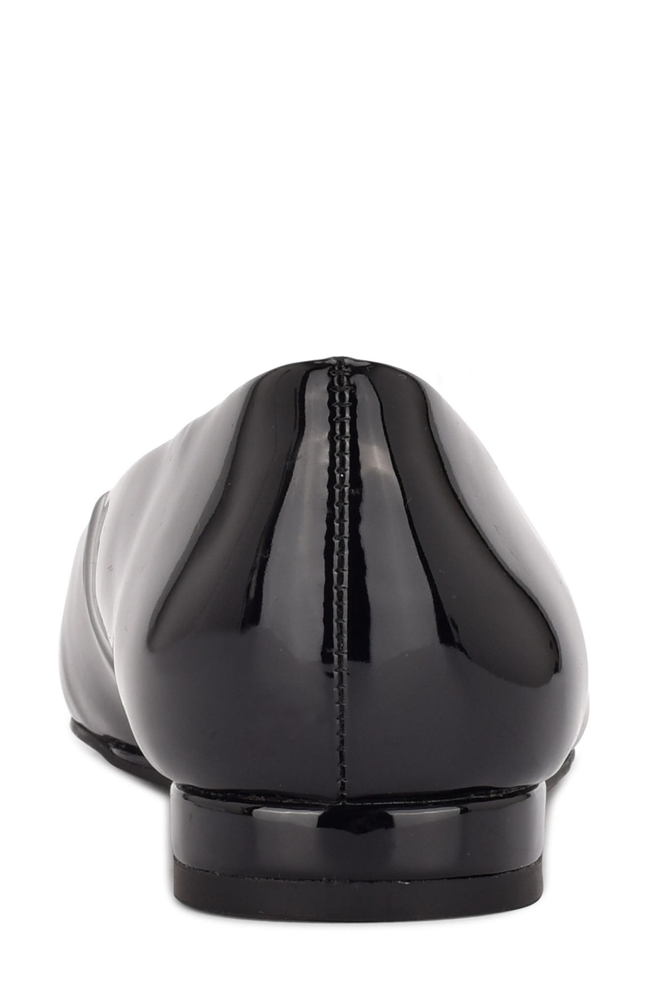 Nine West Almond Toe Flat, Alternate, color, 