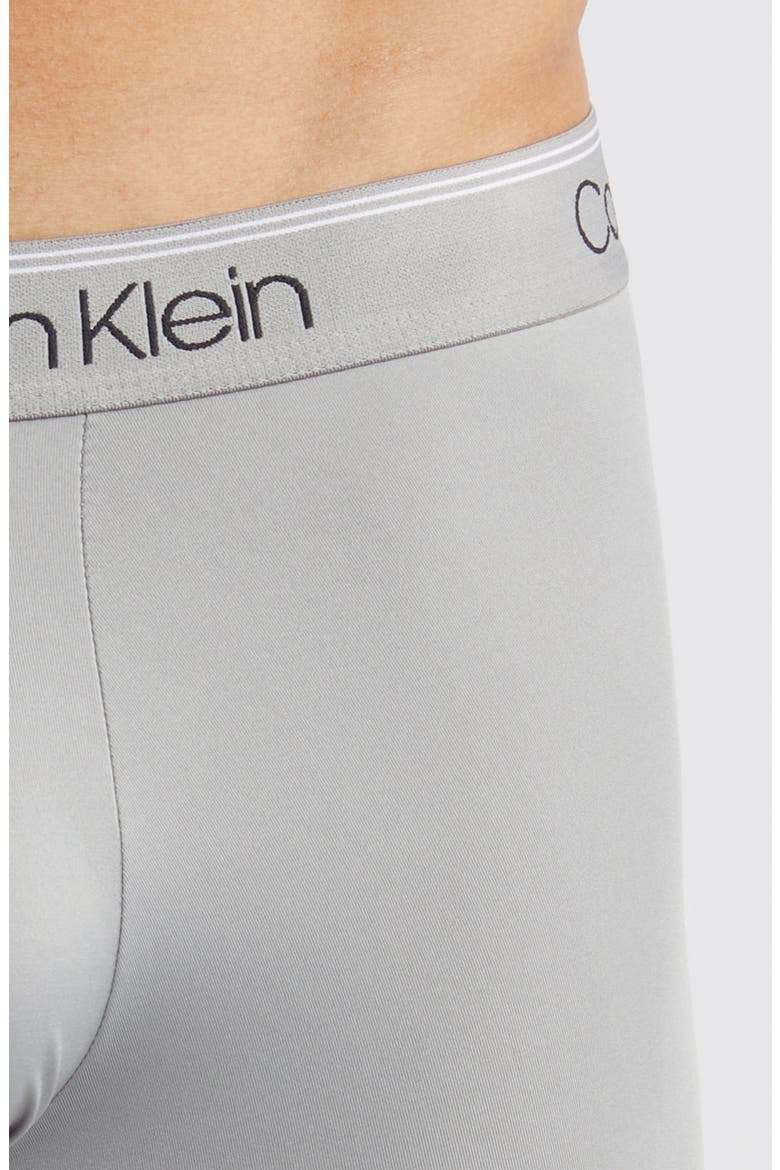 3-Pack Low Rise Microfiber Stretch Boxer Briefs, Alternate, color, BLACK/ GRIFF
