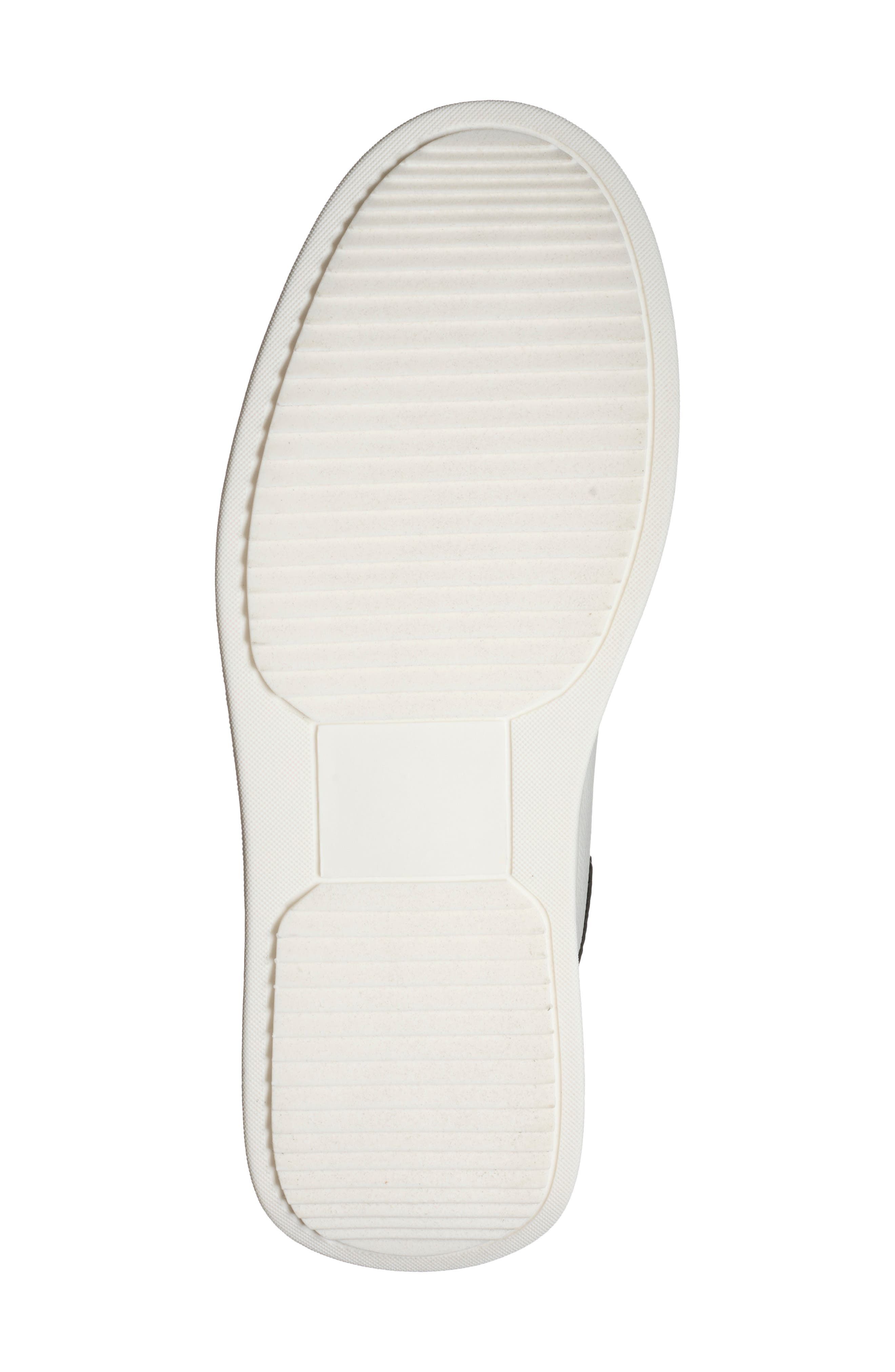 P-Rizz Faux Leather Sneaker, Alternate, color, WHITE