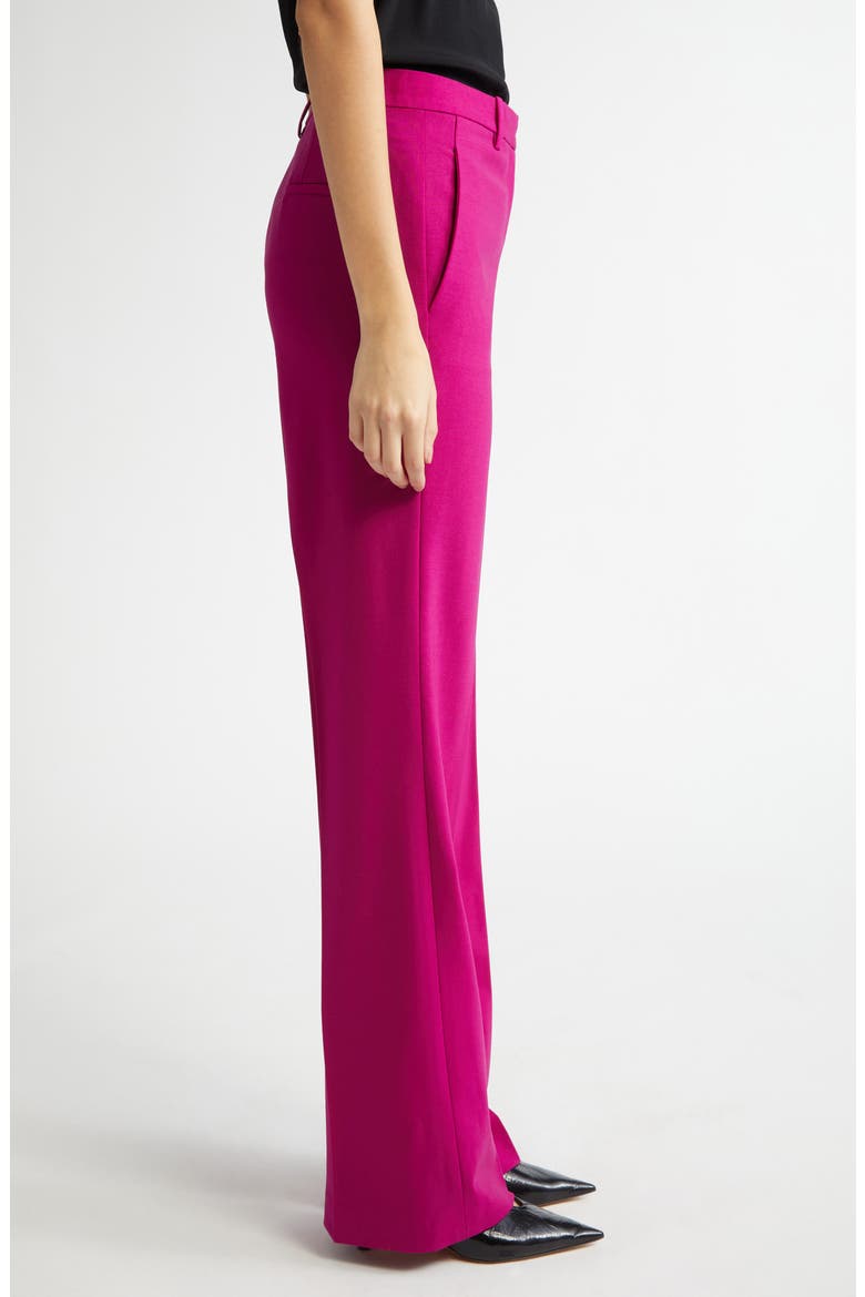 Stretch Wool Trousers, Alternate, color, WILDFLOWER