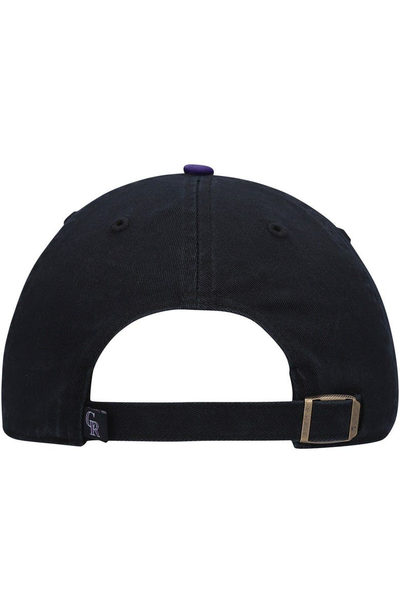 '47 Men's '47 Black Colorado Rockies Clean Up Adjustable Hat, Alternate, color, Black