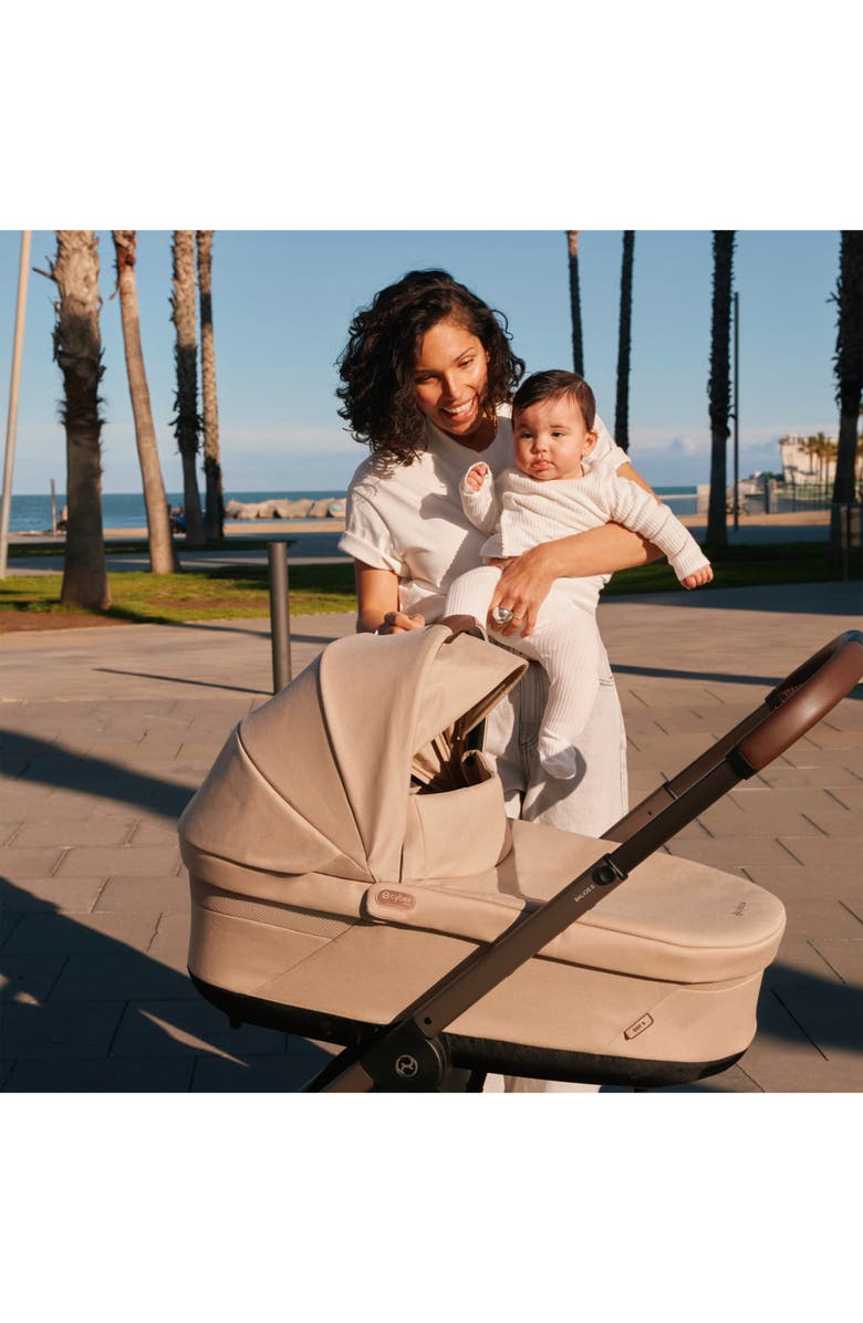 CYBEX Cot S Lux, Alternate, color, Stone Grey