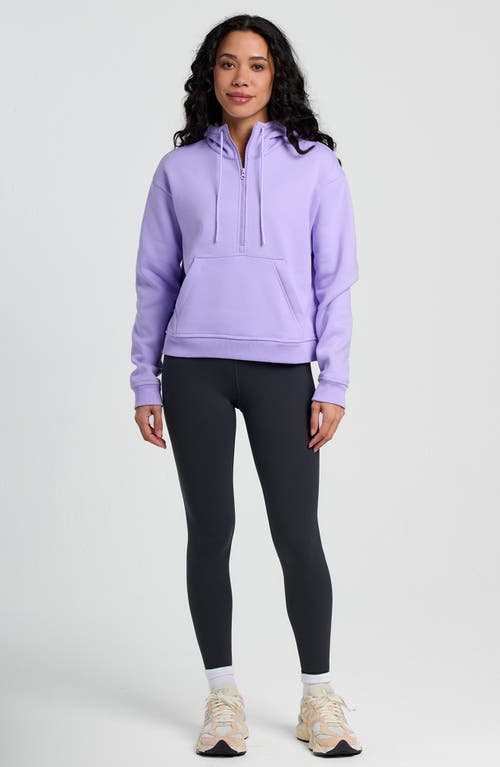 Free Fly Northcoast Fleece Half Zip Hoodie In Purple