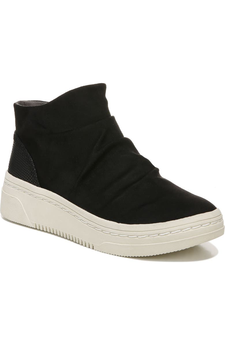 Dr. Scholl's Energy Ruched Platform High Top Sneaker, Main, color,