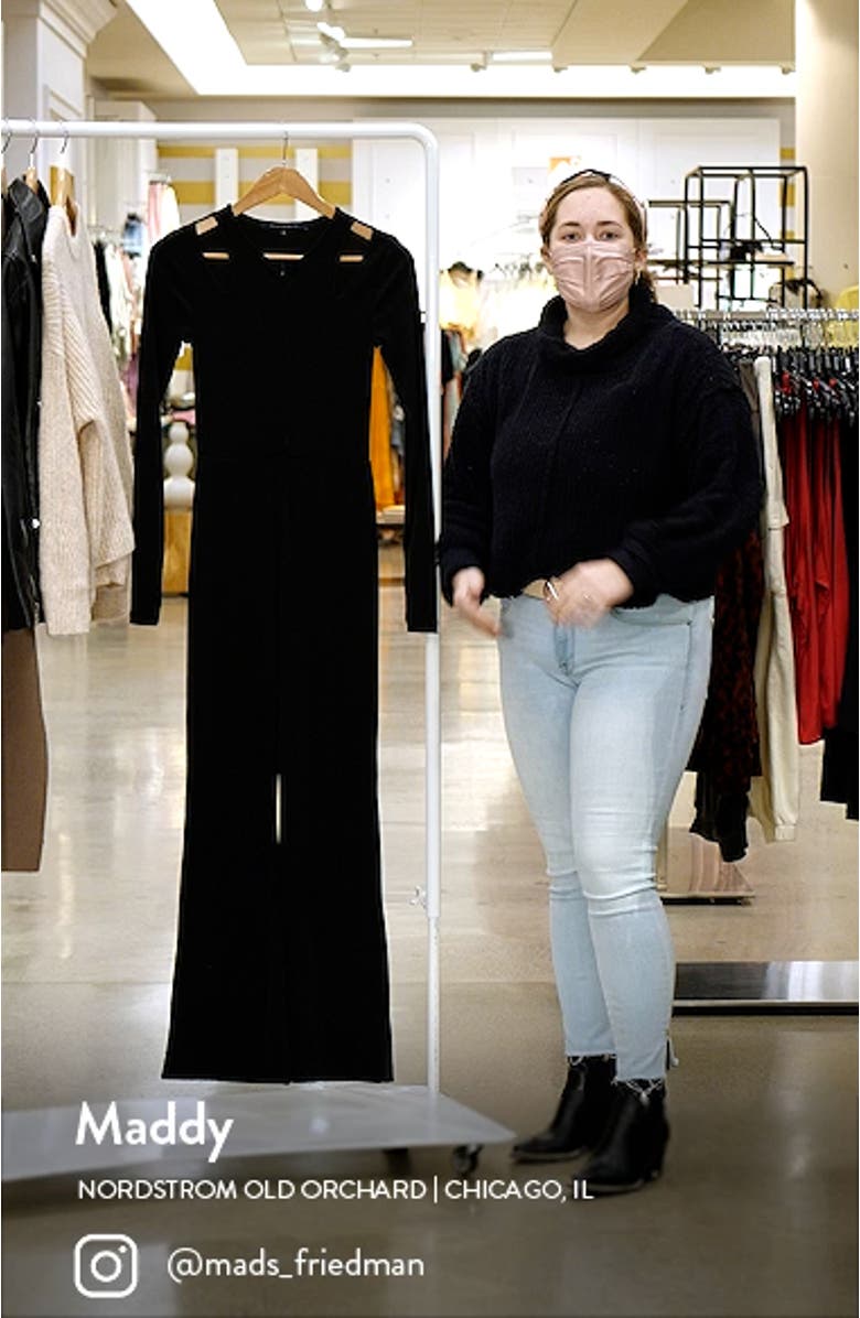 Safi Long Sleeve Ribbed Dress, sales video thumbnail