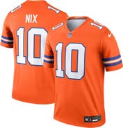 Nike Men's Nike Bo Nix Orange Denver Broncos Alternate Legend Player Performance Top