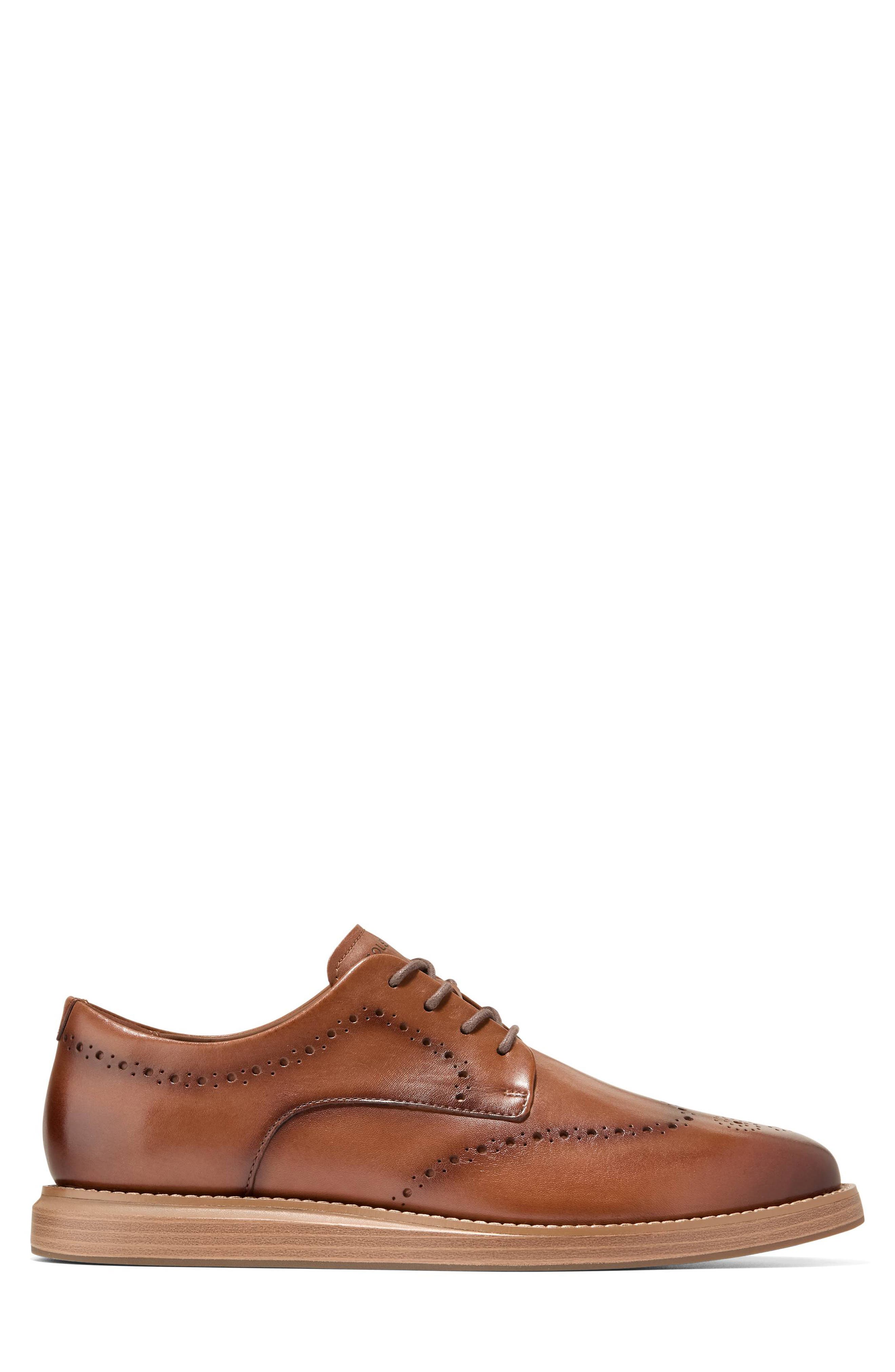 Grand Neoclassic Flexcraft Leather Wingtip Oxford, Alternate, color, BRITISH TAN / DARK NATURAL