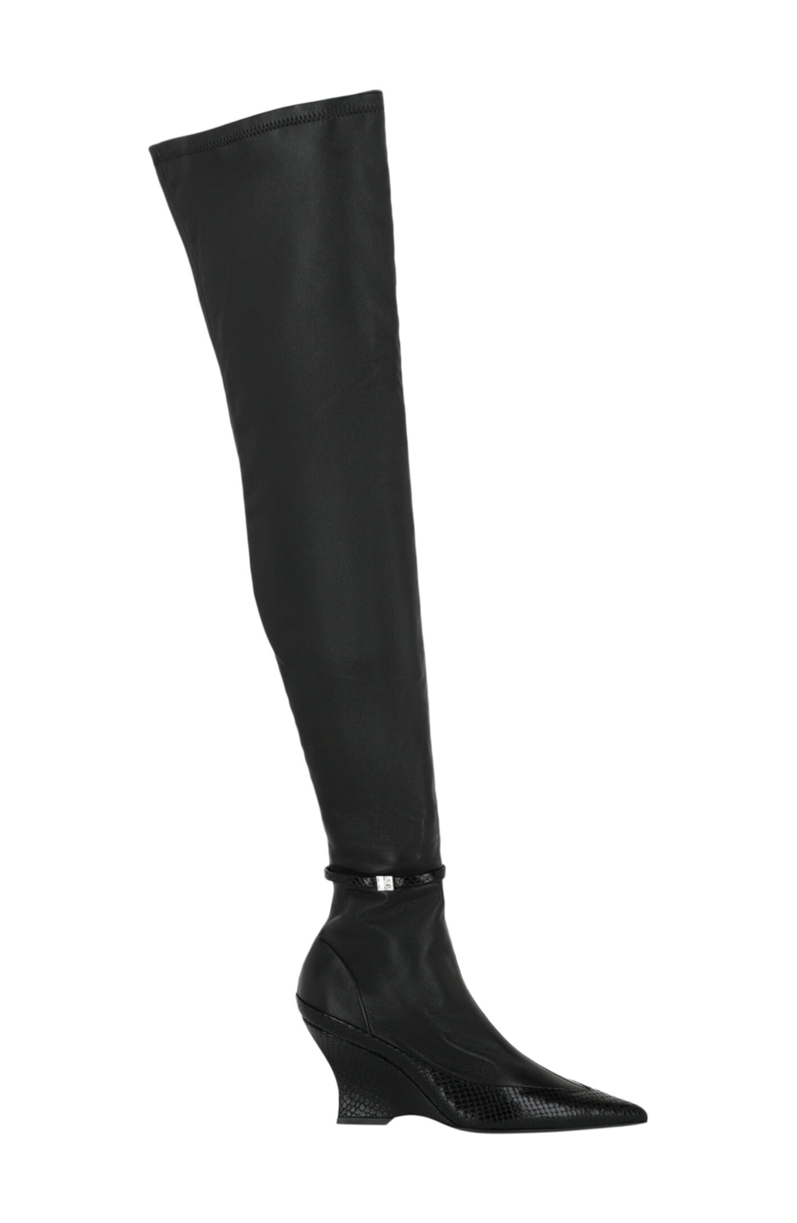Givenchy Raven Over-the-Knee Boot, Alternate, color, Black