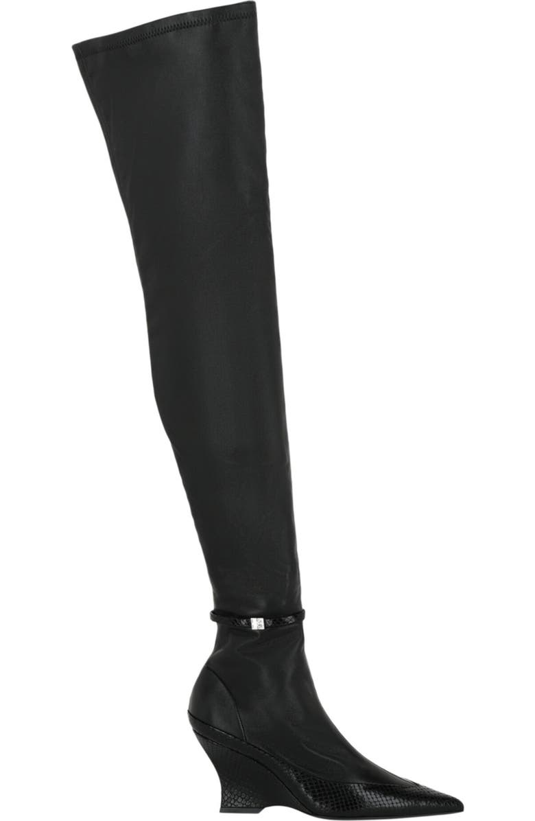 Givenchy Raven Over-the-Knee Boot, Alternate, color, Black