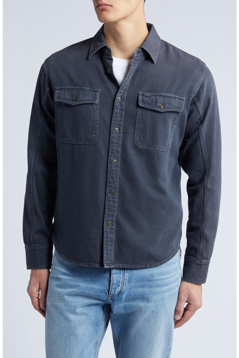 Jack Engineered Denim Button-Up Shirt, Alternate, color, MINNA
