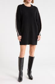 rag & bone Ingrid Crewneck Wool Minidress