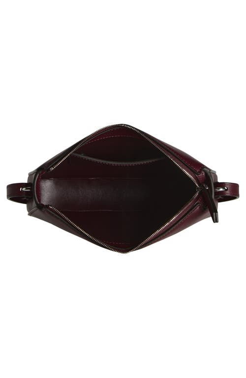 Mulberry Clovelly Leather Crossbody Bag In Burgundy