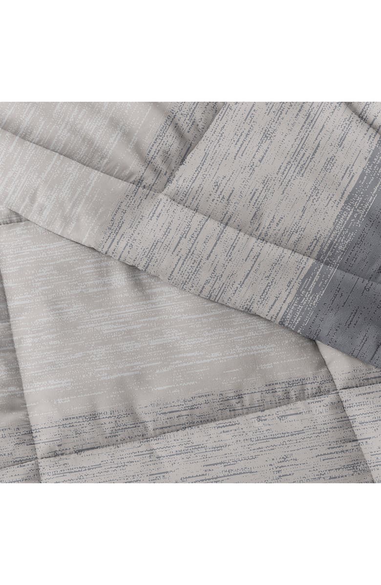 HOMESPUN HOME SPUN Premium Ultra Soft Gray Ombré Down-Alternative Comforter, Alternate, color, Grey