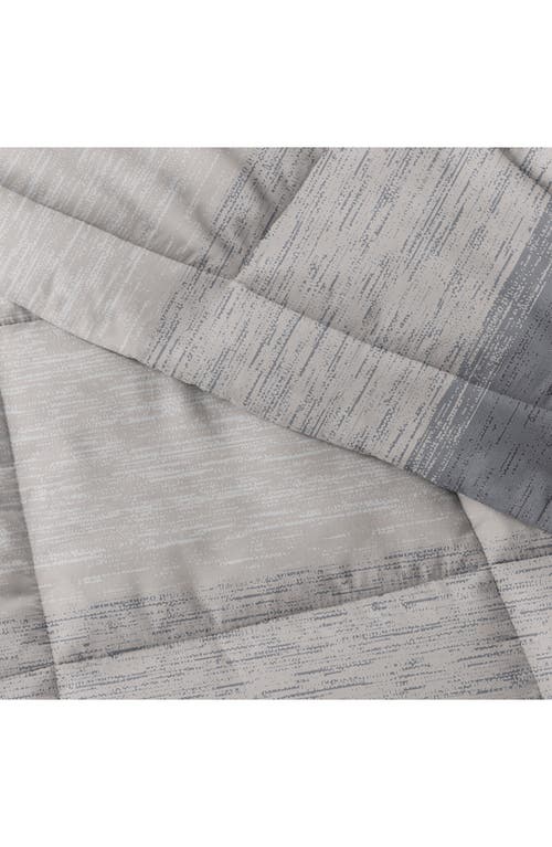 Homespun Home Spun Premium Ultra Soft Gray Ombré Down-alternative Comforter In Gray