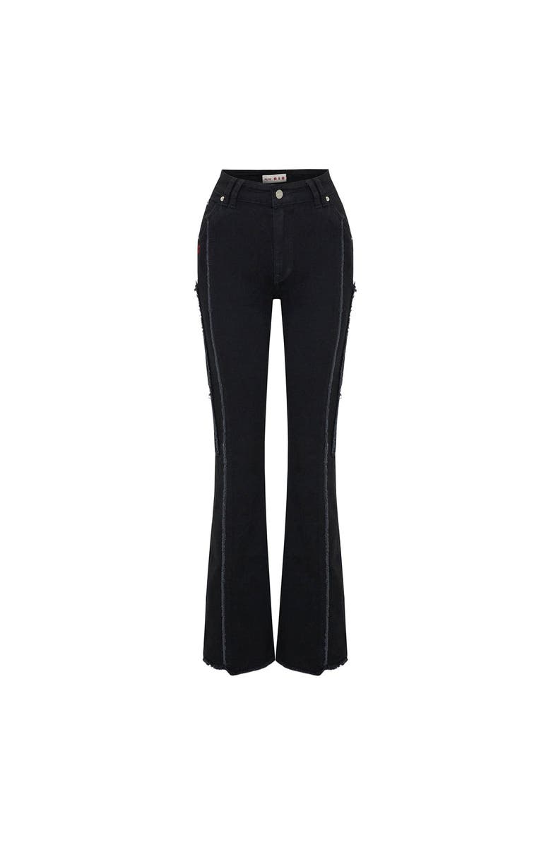 PCFG Flare Denim Pant, Main, color, Black