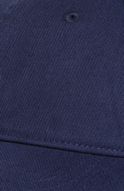 Carhartt Work In Progress Madison Logo Embroidered Baseball Cap In Air Force Blue/whi