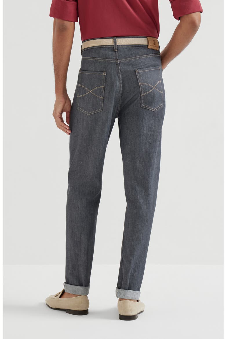 Comfort denim trousers, Alternate, color, Medium Grey