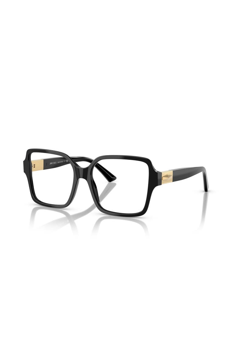 Jimmy Choo 54mm Square optical glasses, Main, color, Black