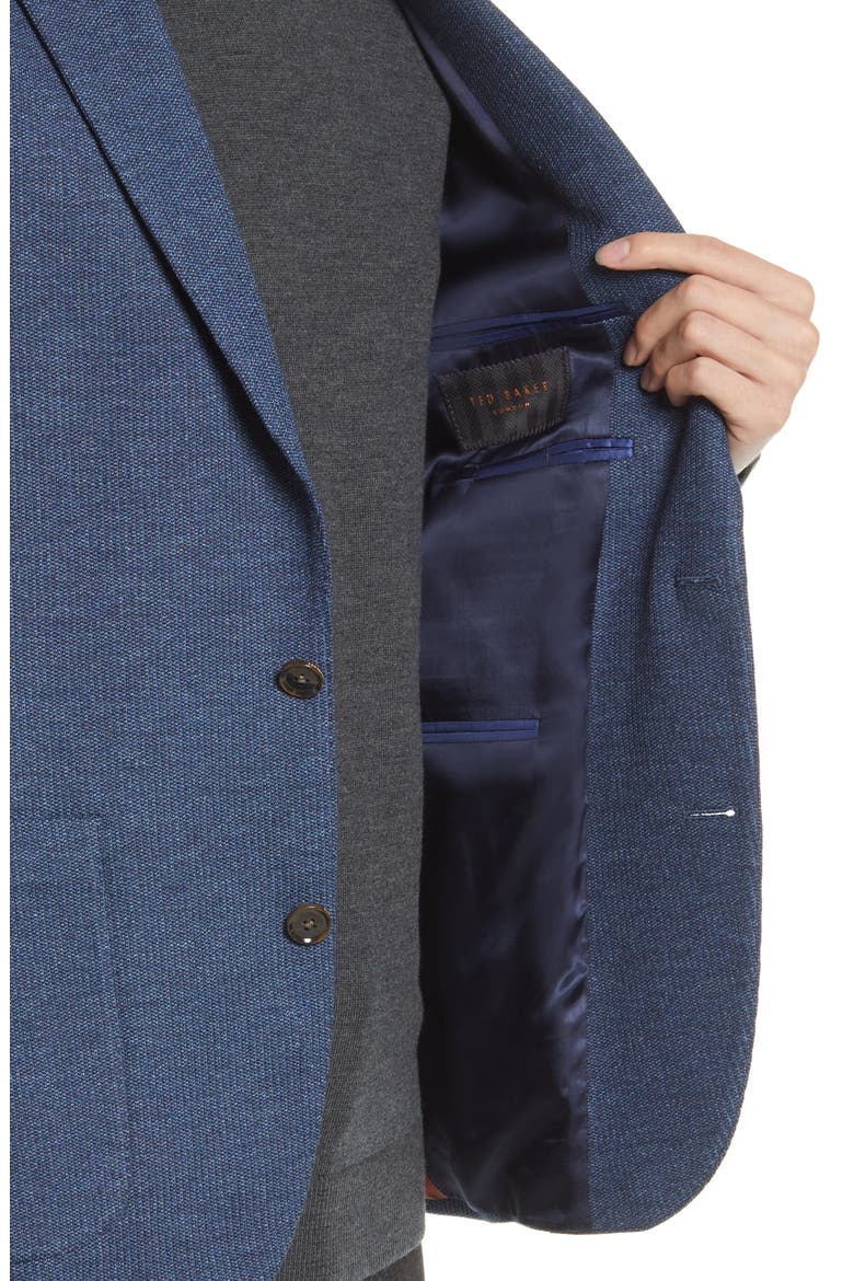 Tom Heathered Knit Sport Coat, Alternate, color, BLUE
